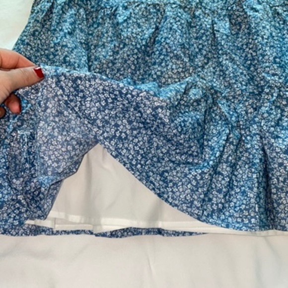 Sugar Lips  Blue Floral Sundress - Picture 2 of 5